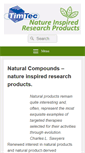 Mobile Screenshot of naturalcompounds.org